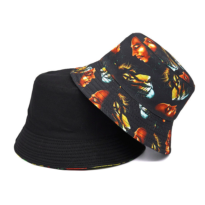 Wholesale Polyester Portrait Pattern Bucket Hat